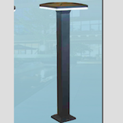 Đèn Trụ Sân Vườn led SN3 TC1284 Ø180 x H800mm